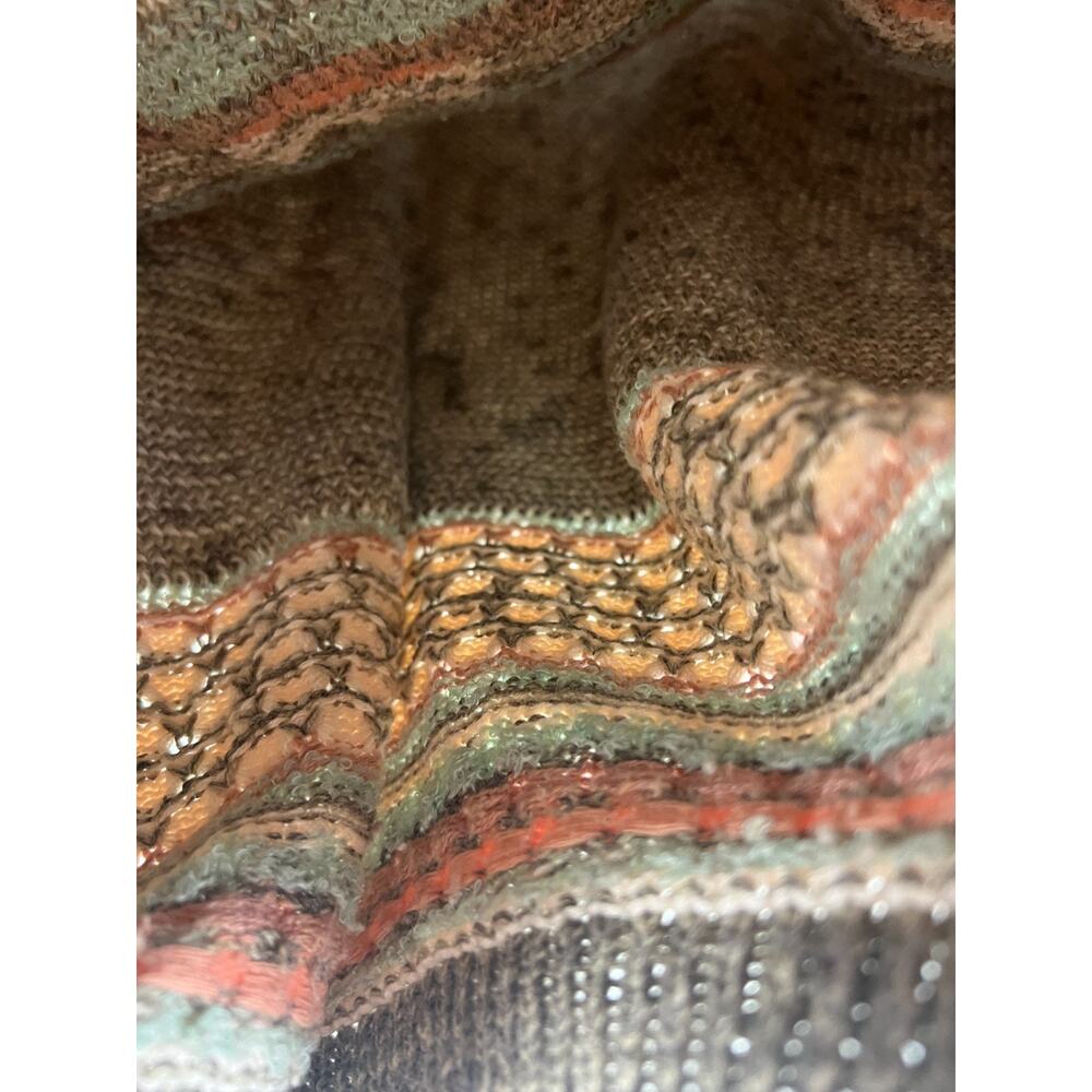 Vintage Sweater Loft Knit Sweater Peter Pan Collar Cottage Floral S - Picture 4 of 10